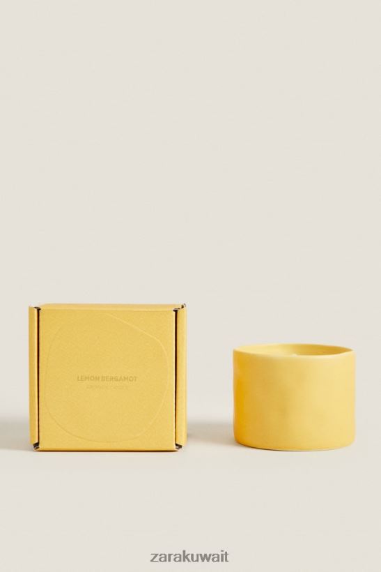 Zara (150 جرام) شمعة معطرة بالليمون والبرغموت للجنسين أبيض مُكَمِّلات 6L6LL81755