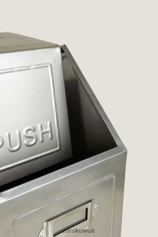 Zara سلة مهملات بغطاء (20 لتر) للجنسين فُولاَذ مُكَمِّلات 6L6LL81776