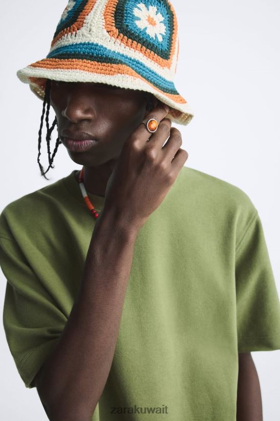 Zara 2 حزمة من الخواتم الحجرية رجال فضة مُكَمِّلات 6L6LL81481