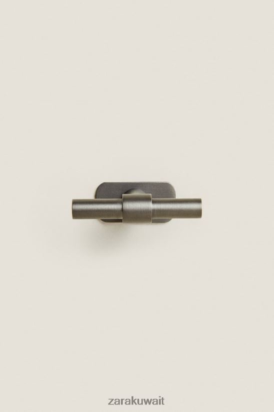 Zara مقبض باب معدني طويل (عبوة من 2) للجنسين رمادي مُكَمِّلات 6L6LL81751