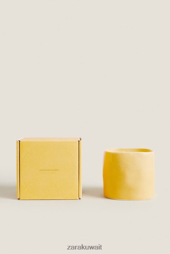 Zara (430 جرام) شمعة معطرة بالليمون والبرغموت للجنسين أبيض مُكَمِّلات 6L6LL81756