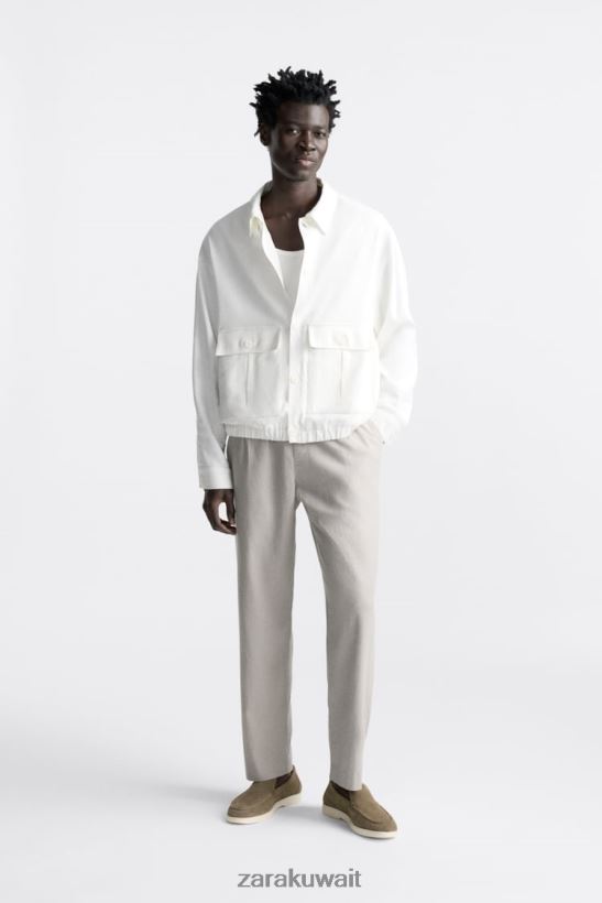 Zara المتسكعون من جلد الغزال عارضة رجال بني غامق أحذية 6L6LL81271