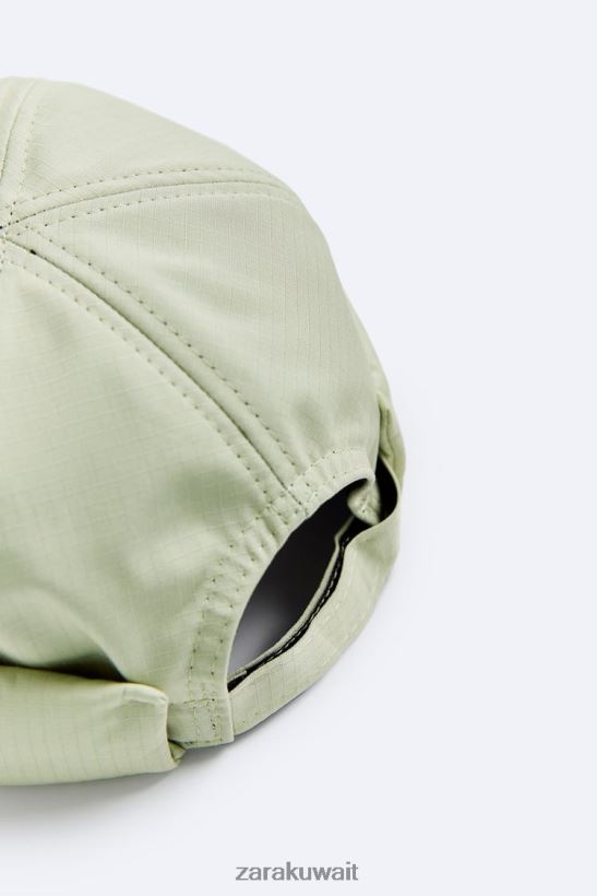 Zara قبعة قصيرة رجال كاكي فاتح مُكَمِّلات 6L6LL81449