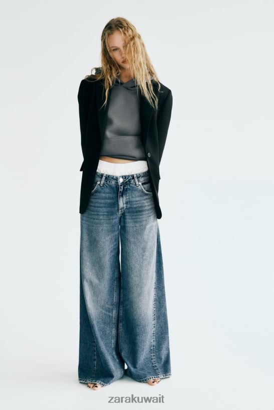 Zara السترة الأساسية نحيف أسود ملابس 6L6LL8148