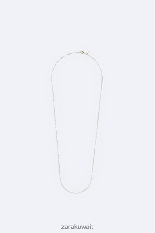 Zara سلسلة ربط معدنية رجال فضة مُكَمِّلات 6L6LL81499