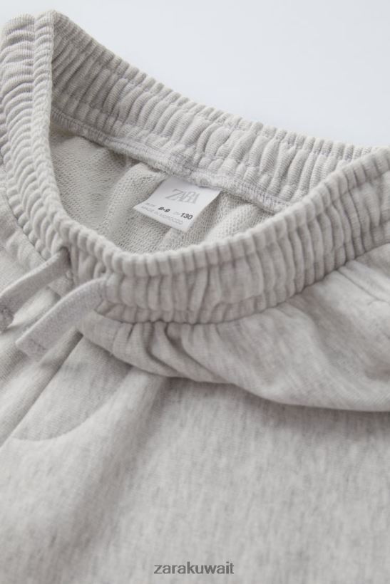 Zara السراويل جافا جاكوبس أطفال مارل رمادي ملابس 6L6LL81517