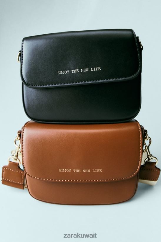 Zara حقيبة كروس أساسية أطفال أسود مُكَمِّلات 6L6LL81538