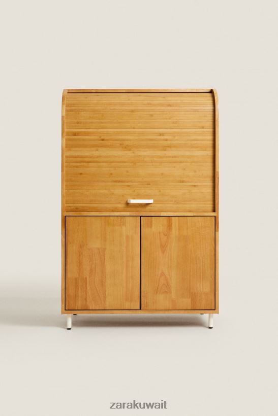 Zara خزانة خشبية للجنسين البيج الفاتح مُكَمِّلات 6L6LL81577