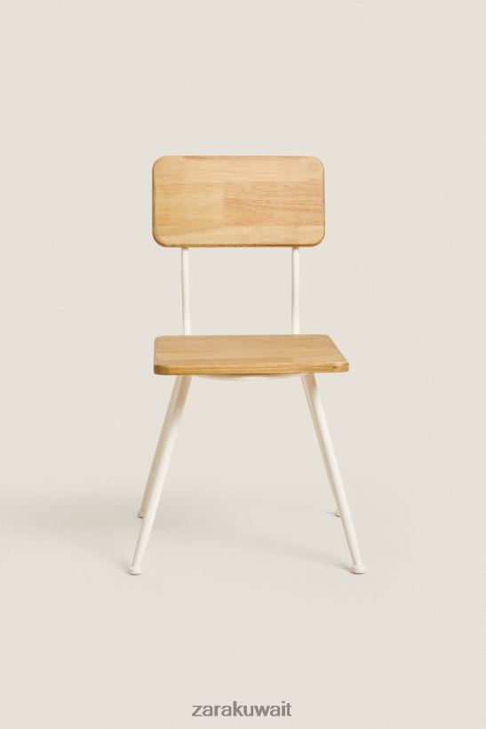 Zara كرسي مكتب خشبي للجنسين فانيلا مُكَمِّلات 6L6LL81579