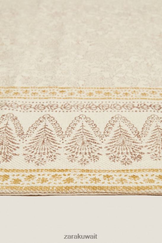 Zara سجادة بطباعة كتلة للجنسين متعدد الألوان مُكَمِّلات 6L6LL81638