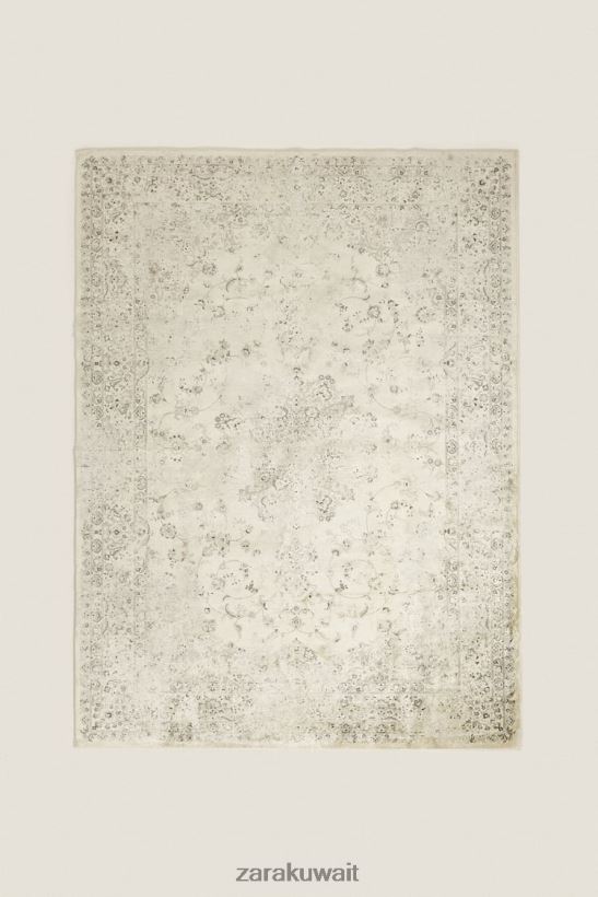 Zara سجادة ذات تأثير عتيق للجنسين اللون البيج مُكَمِّلات 6L6LL81660