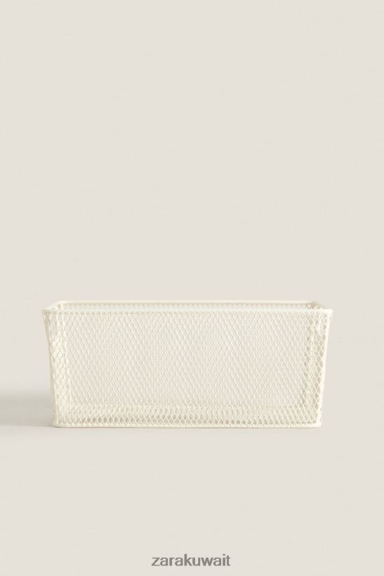 Zara سلة طلى للجنسين أبيض مُكَمِّلات 6L6LL81697