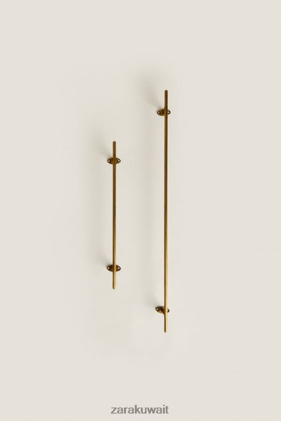 Zara رف المناشف الفولاذي باللون الذهبي للجنسين ذهبي مُكَمِّلات 6L6LL81741