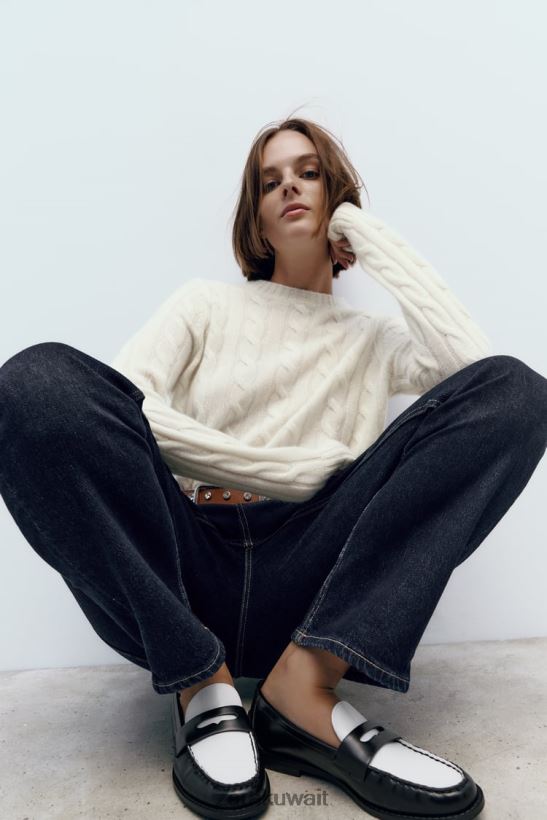 Zara المتسكعون التباين نحيف نغمتان أحذية 6L6LL8739